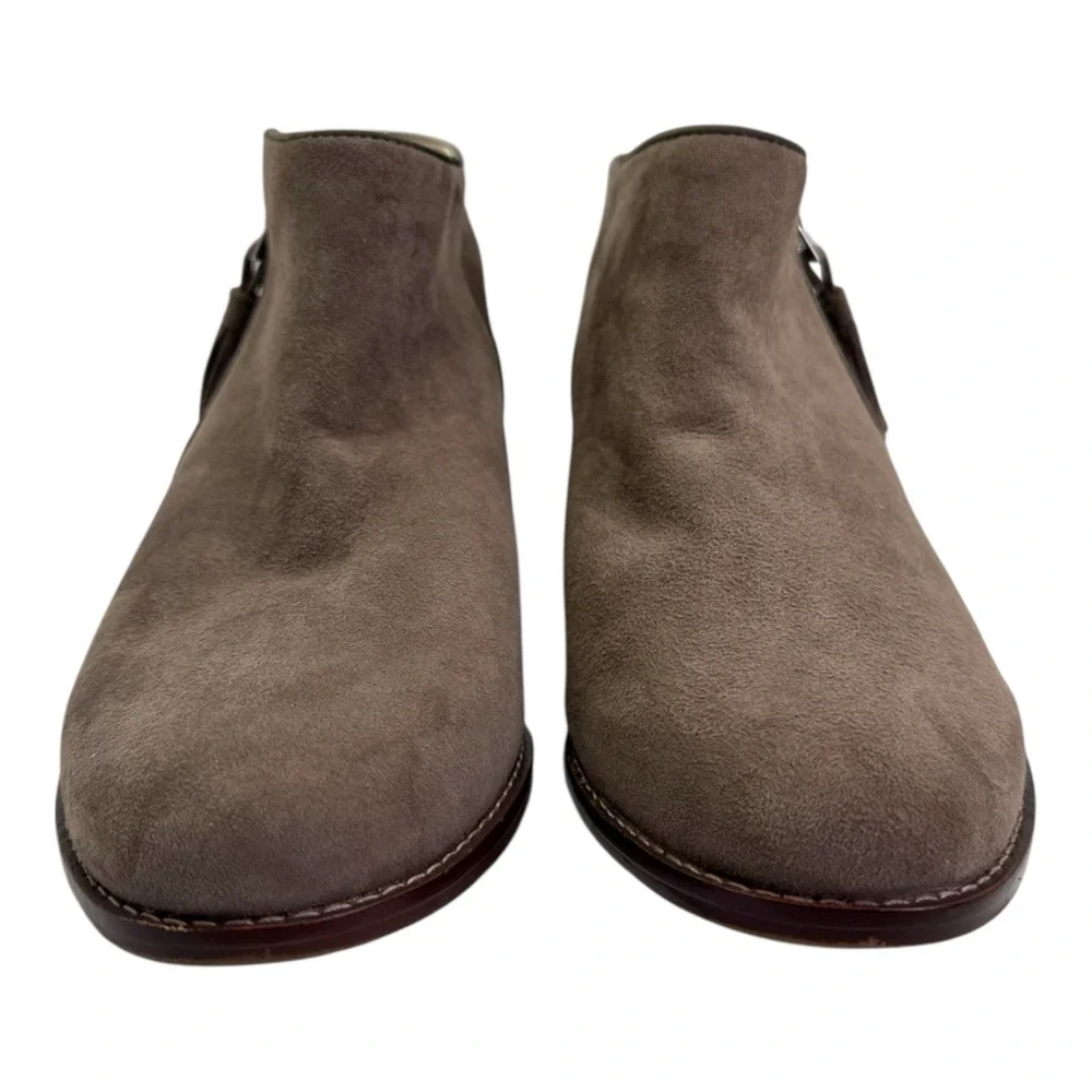 Vionic Women’s Joy Serena Gray Suede Ankle Boots Comfort Support Shoes Size 7.5‎